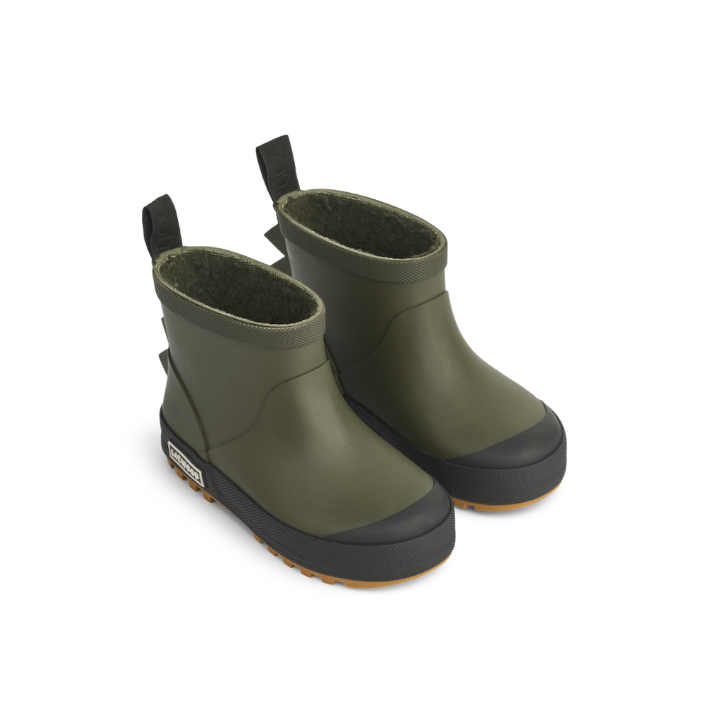 Liewood Jesse Dino Thermo Rainboot Army Brown