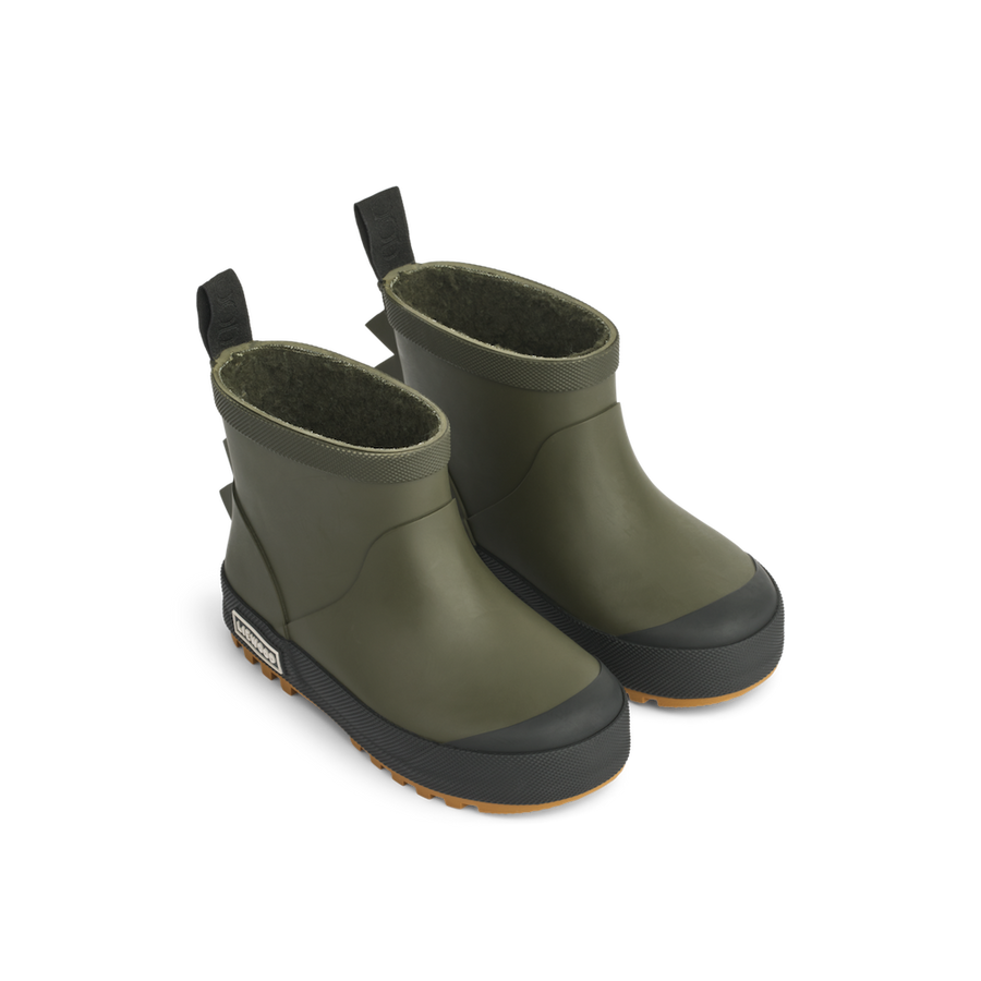 Liewood Jesse Dino Thermo Rainboot Army Brown
