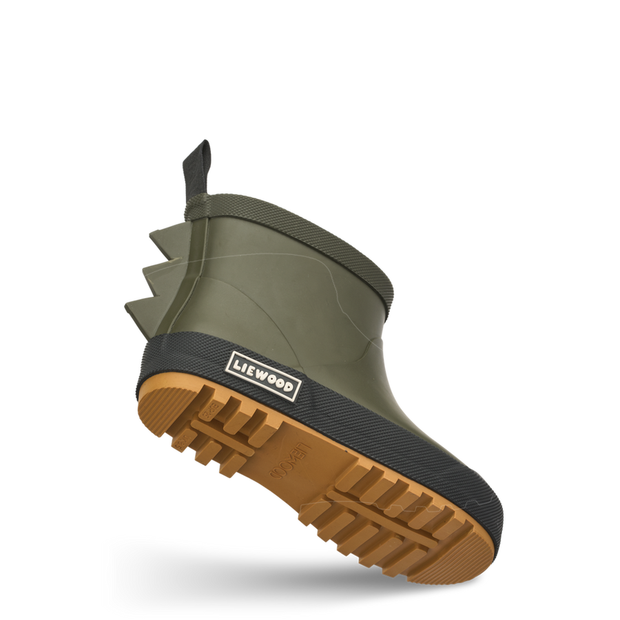 Liewood Jesse Dino Thermo Rainboot Army Brown
