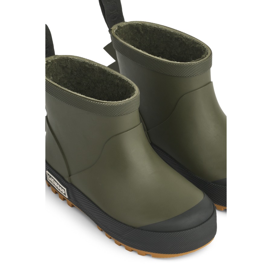 Liewood Jesse Dino Thermo Rainboot Army Brown