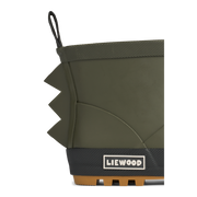 Liewood Jesse Dino Thermo Rainboot Army Brown