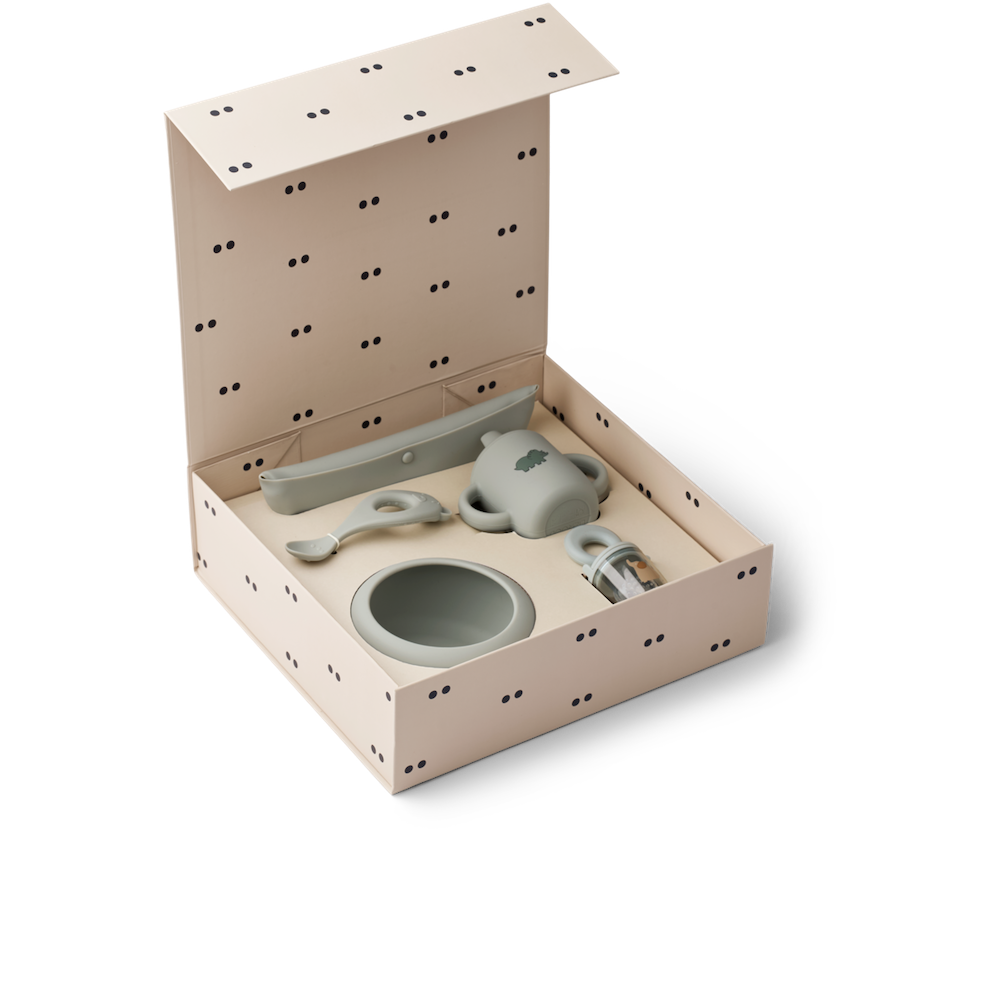 Liewood Mileah Baby Mealtime Set Dove Blue