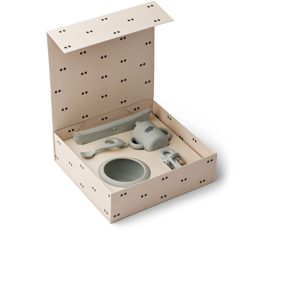 Liewood Mileah Baby Mealtime Set Dove Blue