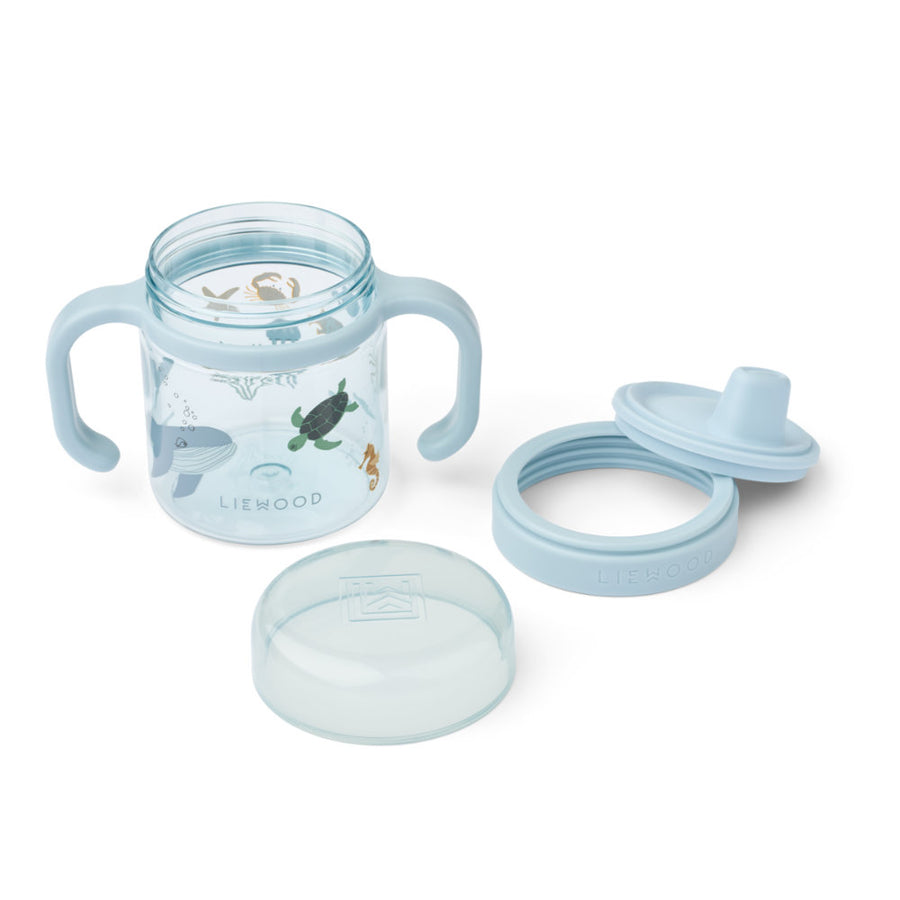 Liewood Kylo Tritan Sippy Cup 280ml Sea Creature / Sandy LW20633