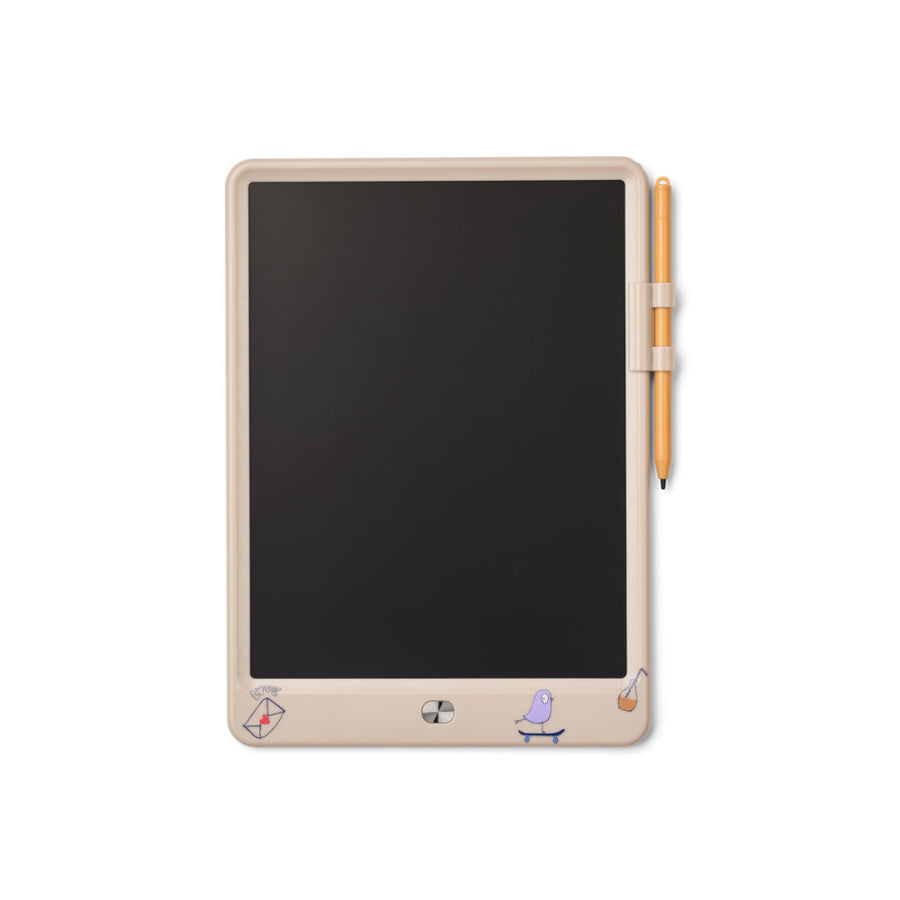 Liewood Zora Magic Drawing Board 10 Inches Tamtam / Sandy LW20820