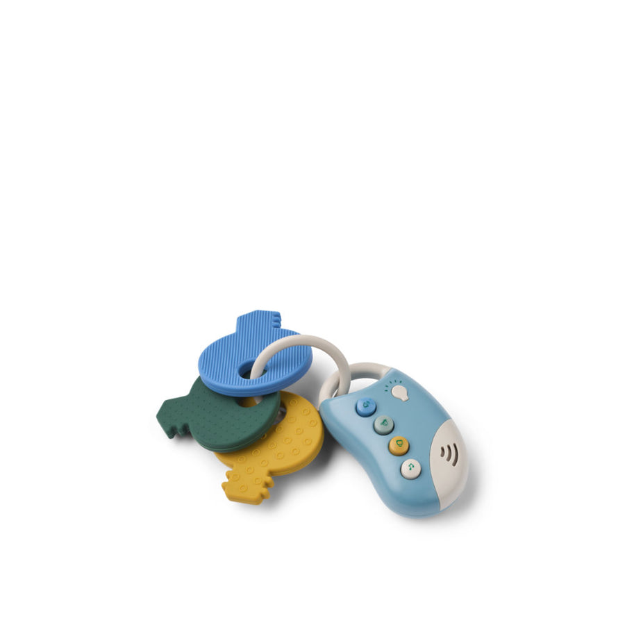 Liewood Vroom Car Keys Beach Blue Multi Mix LW20876
