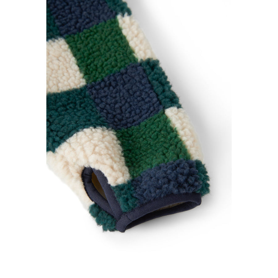 Liewood Nolan Pile Jacket Mega Check / Bright Garden LW21048