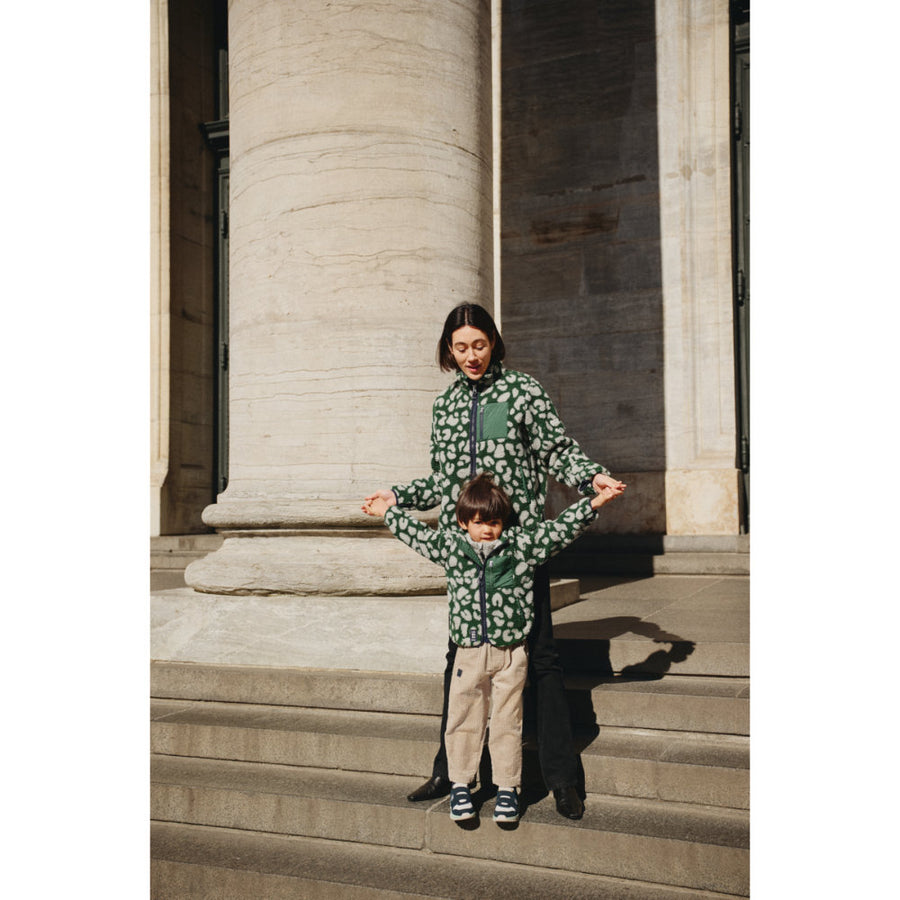 Liewood Nolan Pile Jacket Mega Leo / Garden Green LW21048