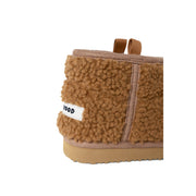 Liewood Alban Bear Pile Boot Slipper Golden Caramel LW21433