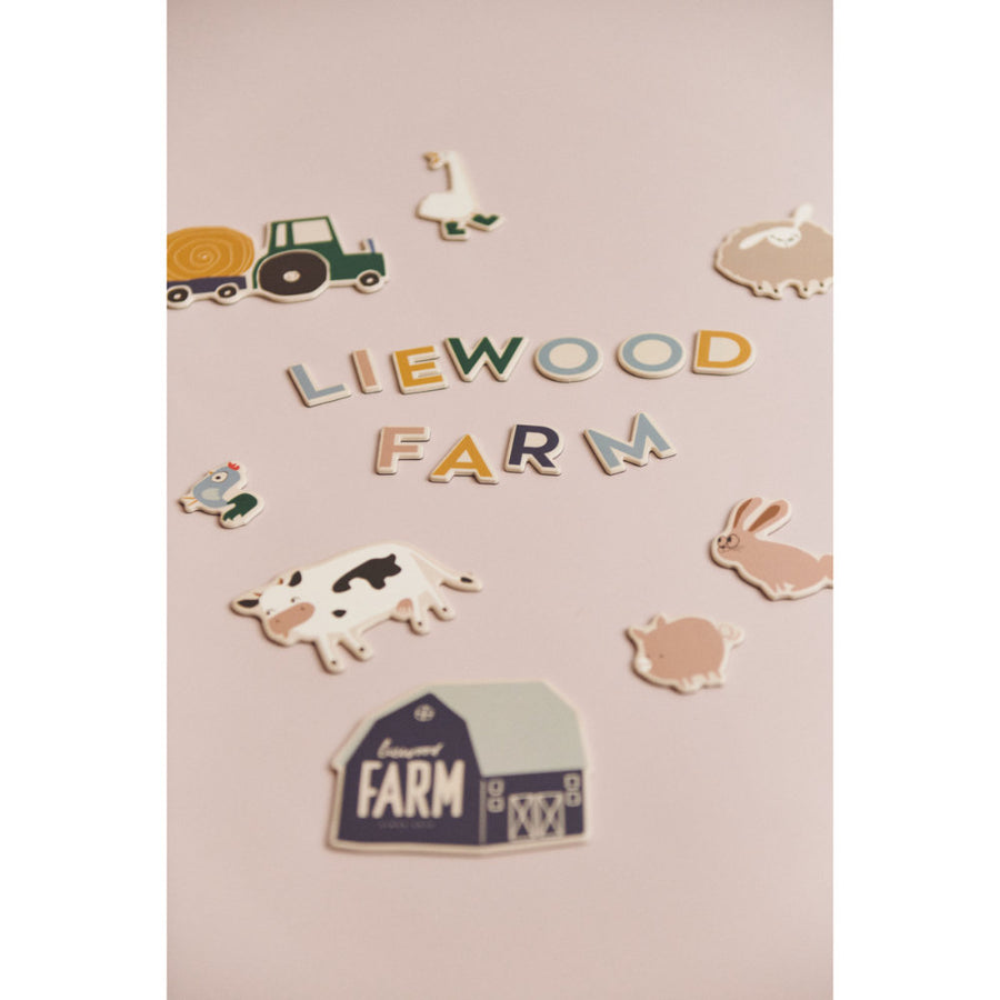Liewood Vento Alphanumeric Magnets Sandy Multi Mix LW21472