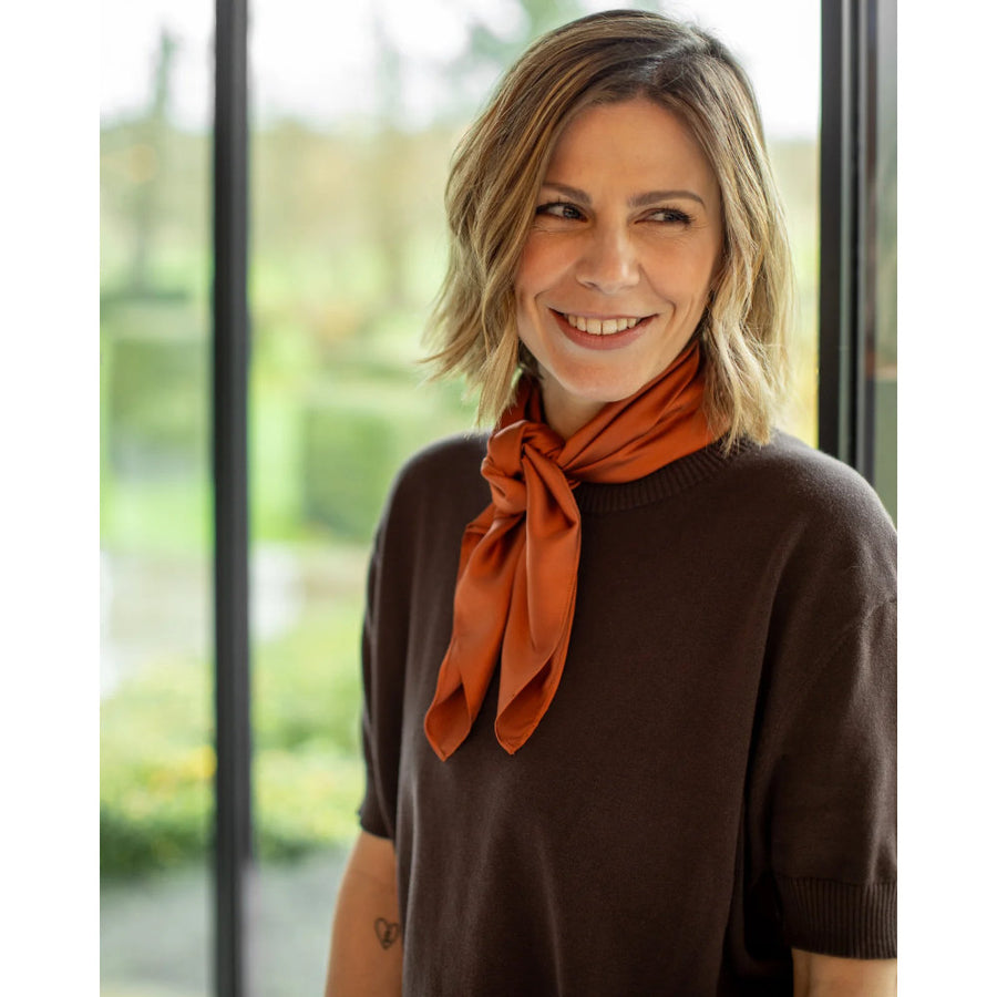 Chalk Lila Scarf - Brick
