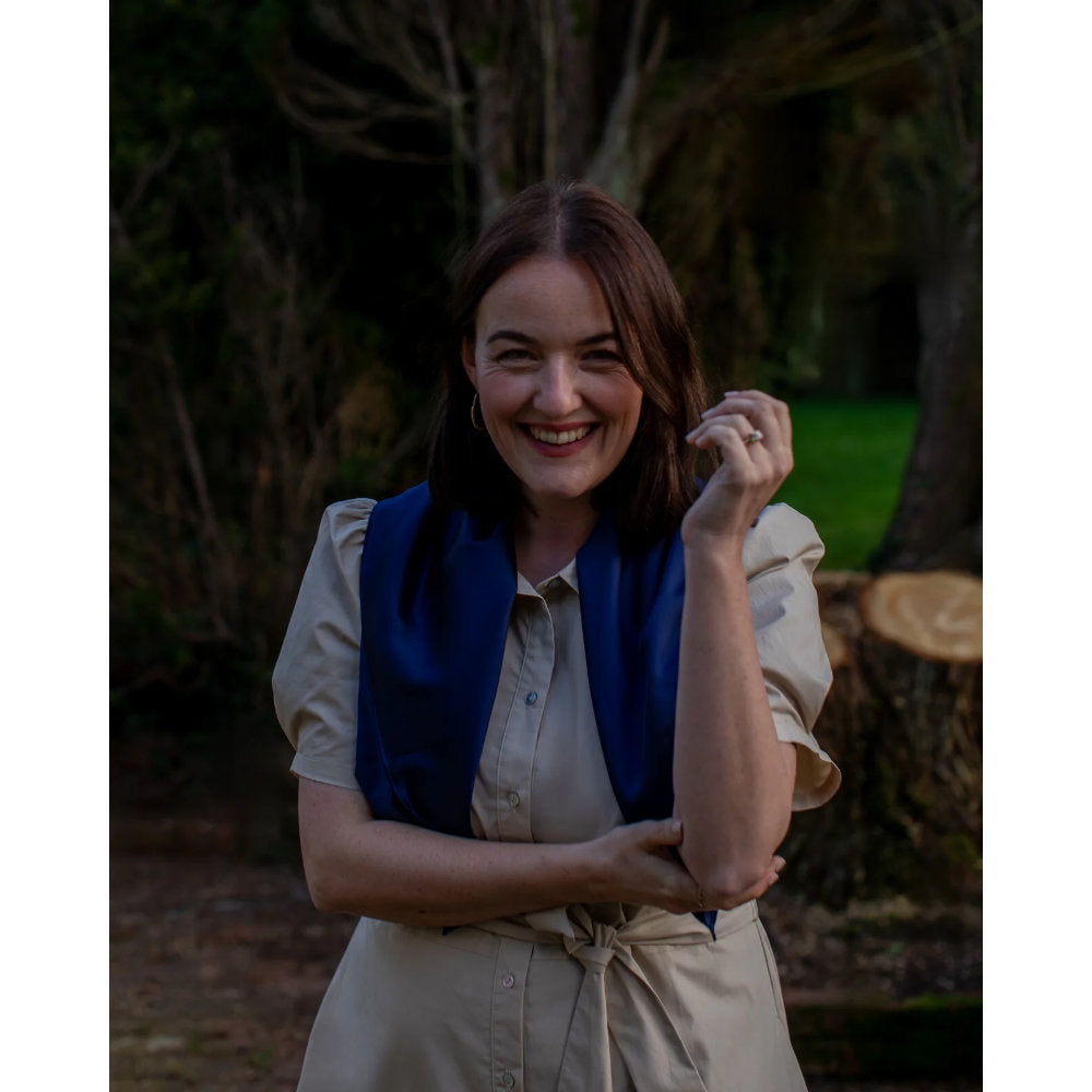 Chalk Lila Scarf - True Navy