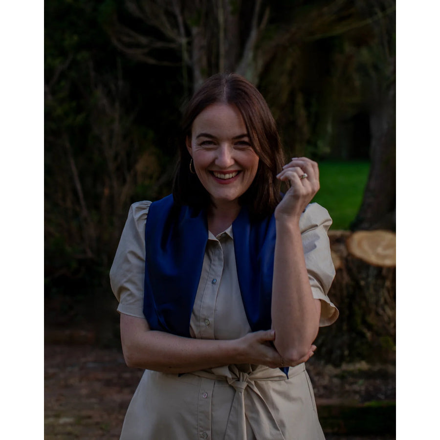 Chalk Lila Scarf - True Navy
