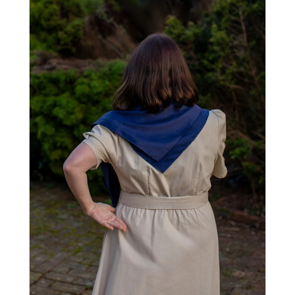 Chalk Lila Scarf - True Navy