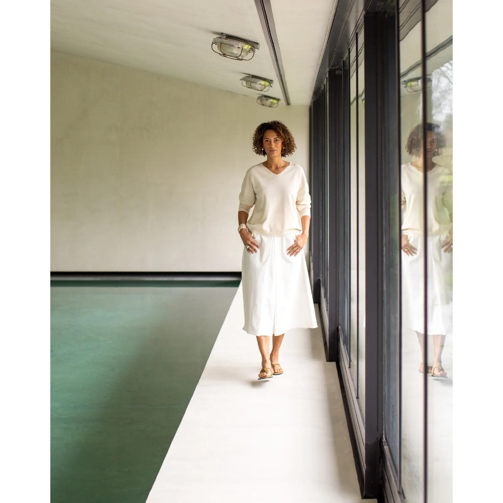 Chalk Lily Jumper - Ivory