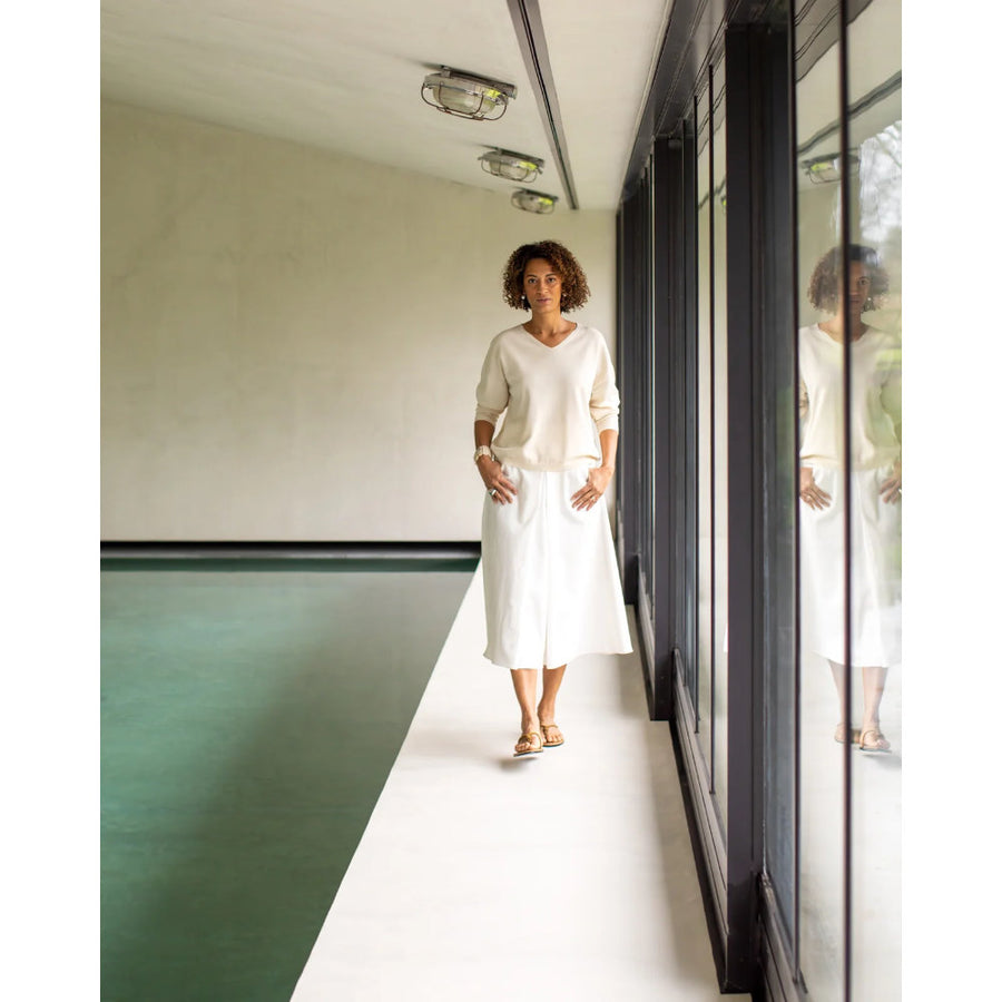 Chalk Lily Jumper - Ivory