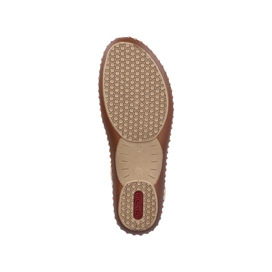Rieker M1655-62 Beige Wide Fit Sandals