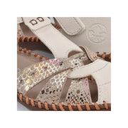 Rieker M1655-62 Beige Wide Fit Sandals