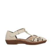 Rieker M1655-62 Beige Wide Fit Sandals