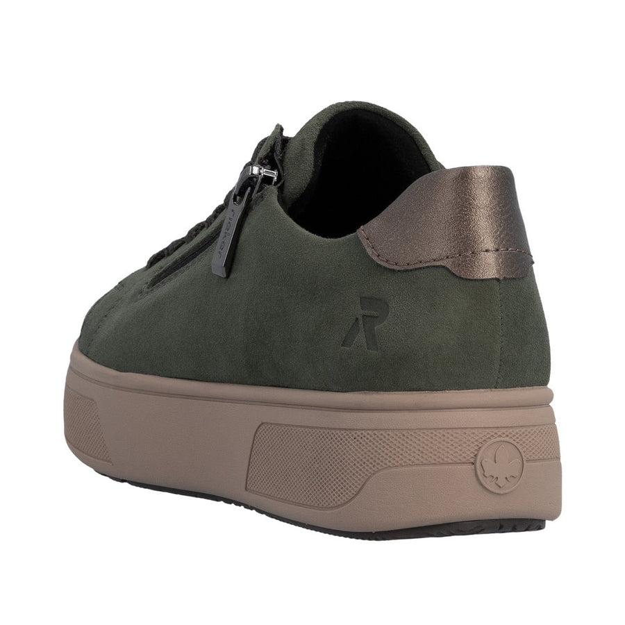 Rieker M7701-55 Green Chunky Sneakers