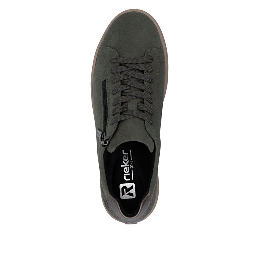 Rieker M7701-55 Green Chunky Sneakers