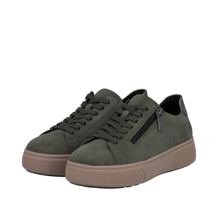Rieker M7701-55 Green Chunky Sneakers