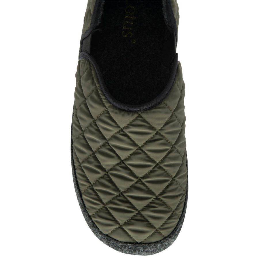 Lotus Matias Khaki Slippers