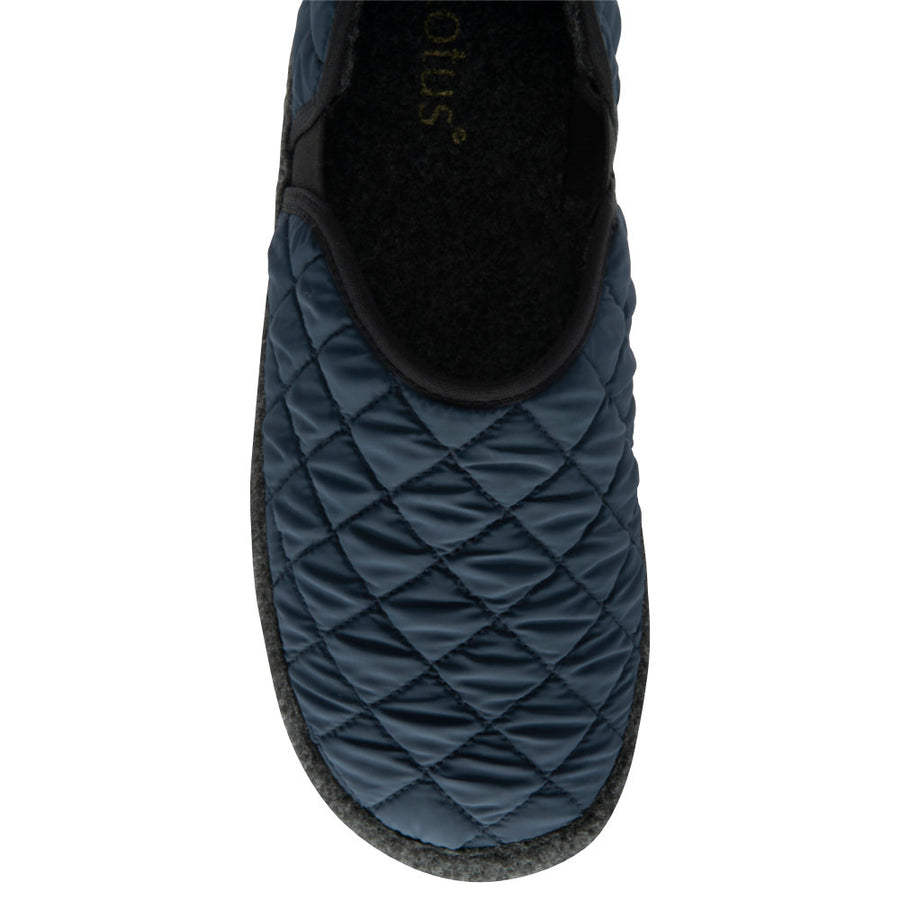 Lotus Matias Navy Slippers