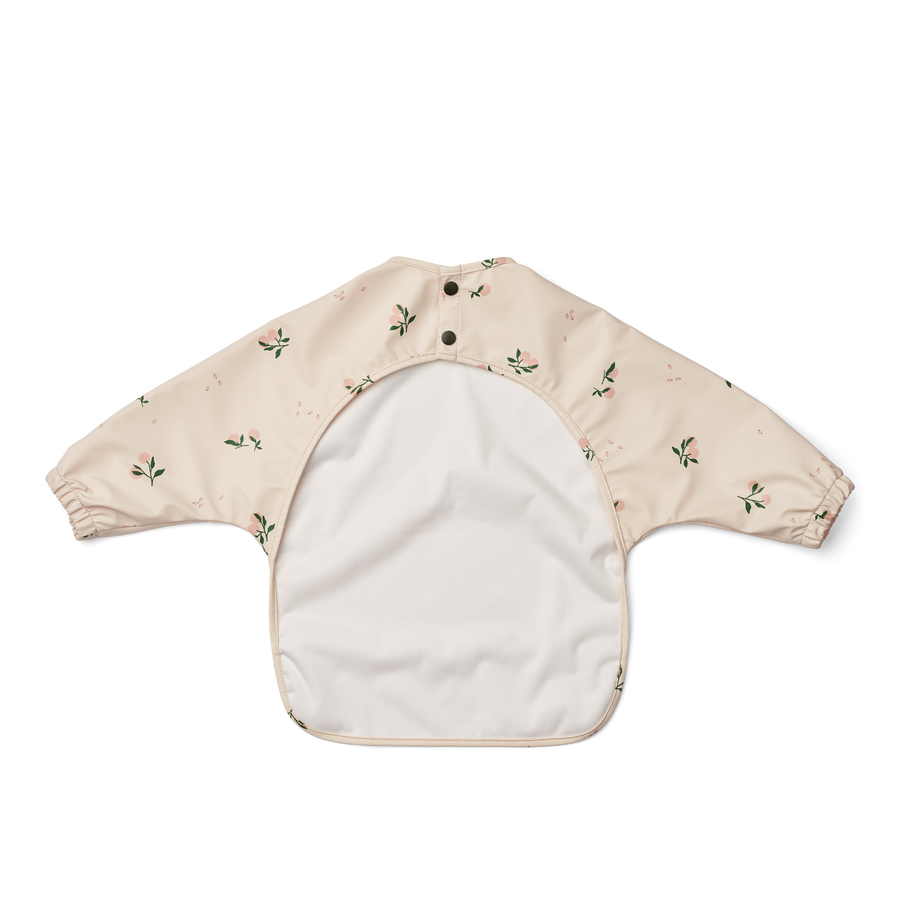 Liewood Merle Printed Cape Bib Peach / Sea Shell Mix LW14782