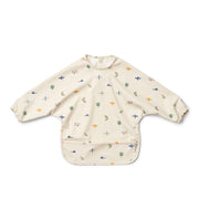 Liewood Merle Printed Cape Bib Aviator / Ecru LW20010