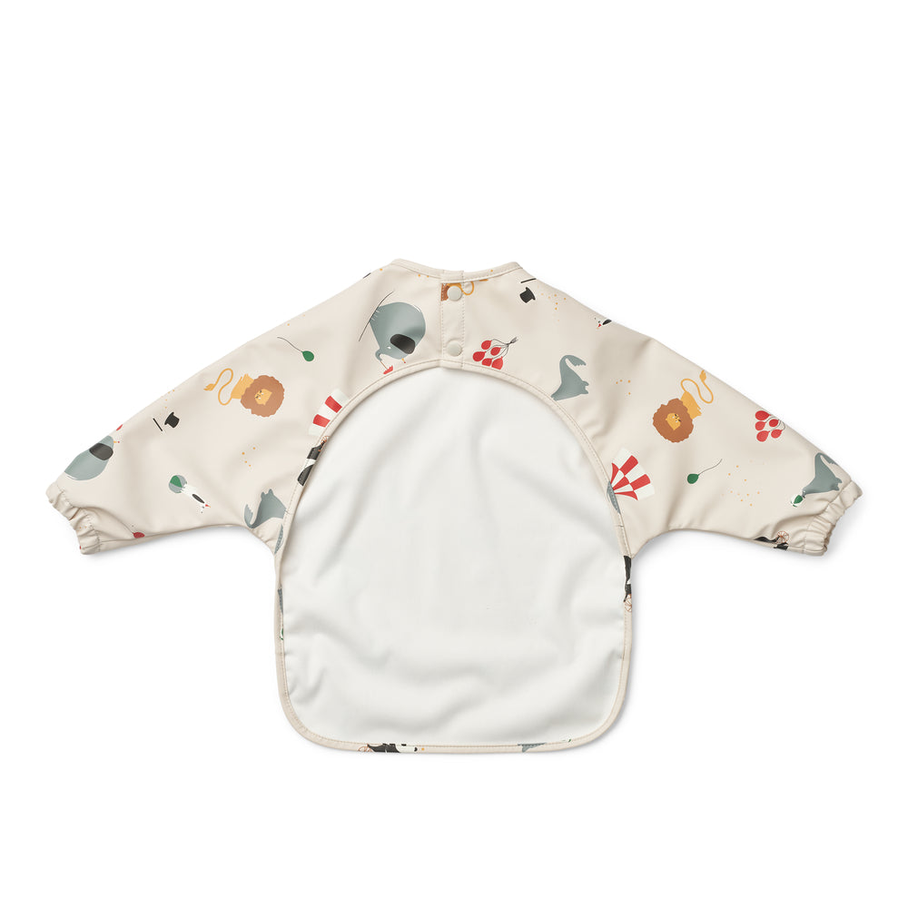 Liewood Merle Printed Cape Bib Circus / Sandy LW20010