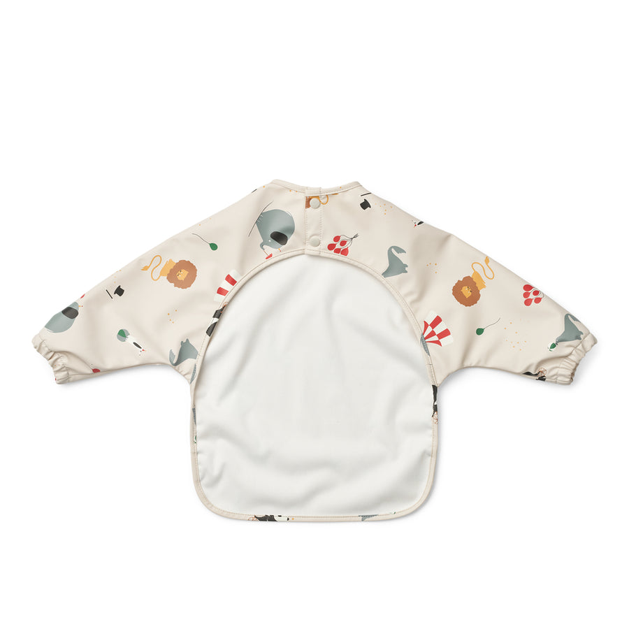 Liewood Merle Printed Cape Bib Circus / Sandy LW20010