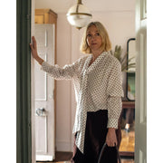 Chalk Michelle Shirt - Spot Tobacco