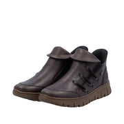 Rieker N1353-35 Womens Wide Fit Water Resistant Brown Shoes