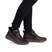 Rieker N1353-35 Womens Wide Fit Water Resistant Brown Shoes
