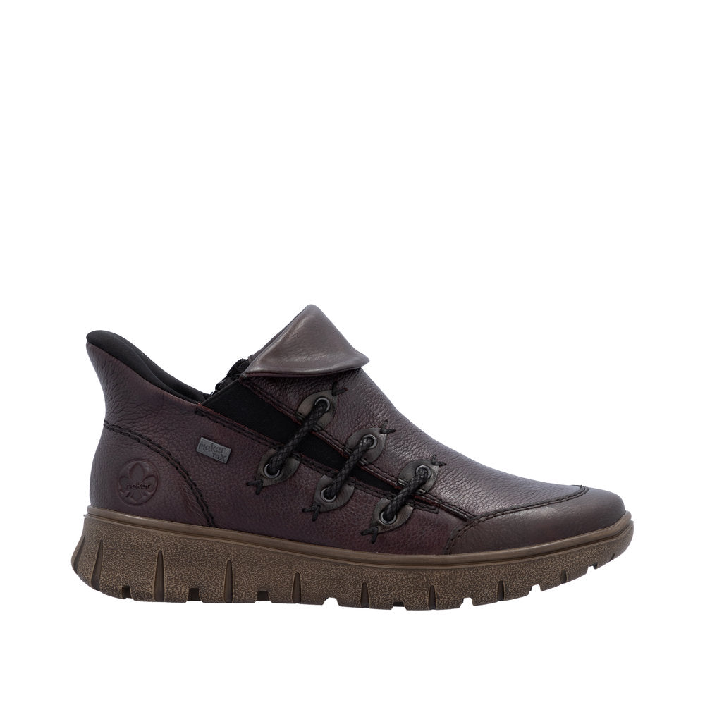 Rieker N1353-35 Womens Wide Fit Water Resistant Brown Shoes