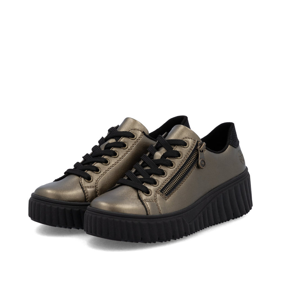 Rieker N2501-90 Womens Metallic Shoes