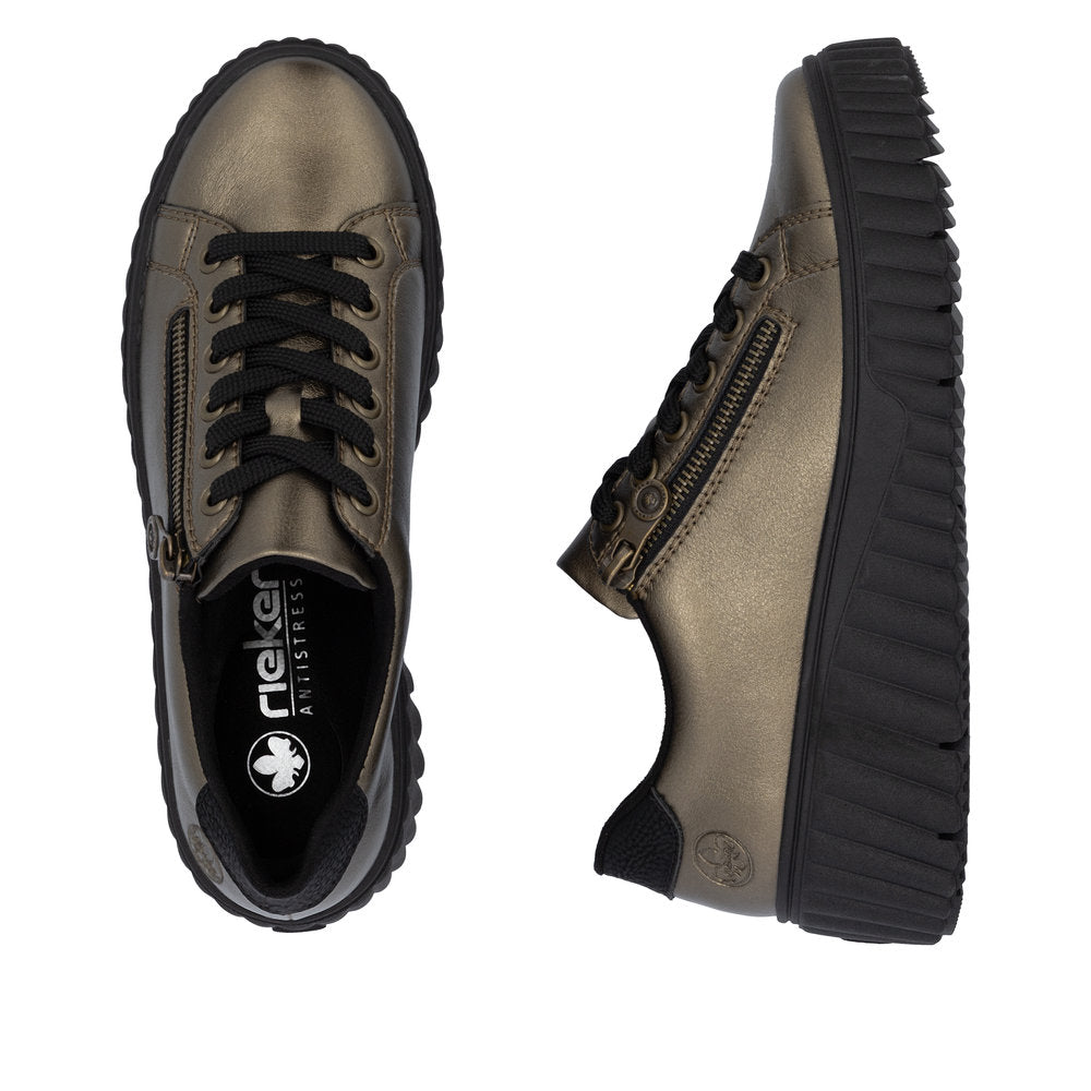 Rieker N2501-90 Womens Metallic Shoes