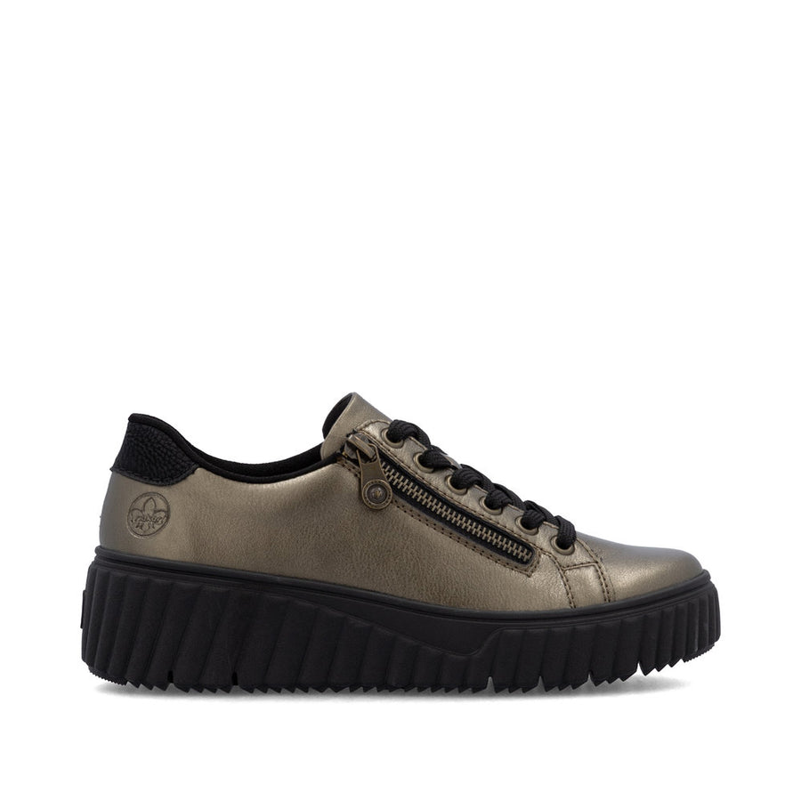 Rieker N2501-90 Womens Metallic Shoes