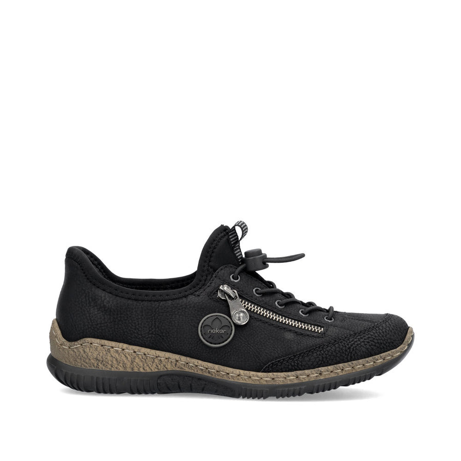 Rieker N3267-01 Womens Black Shoes