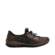 Rieker N3271-25 Chestnut Slip on Shoes