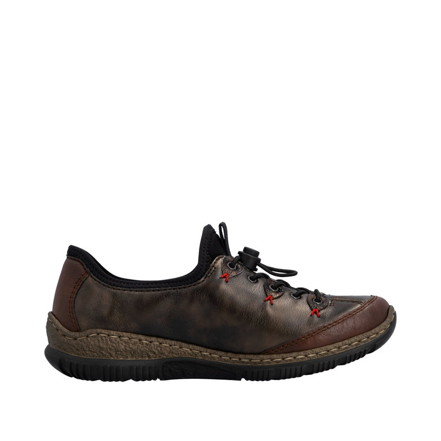 Rieker N3271-25 Chestnut Slip on Shoes