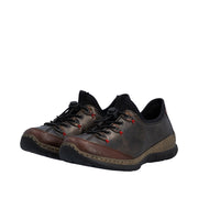 Rieker N3271-25 Chestnut Slip on Shoes