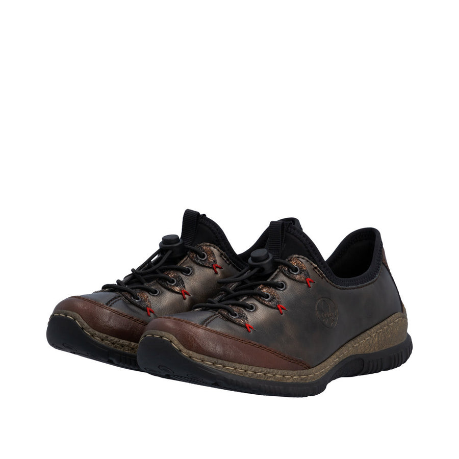 Rieker N3271-25 Chestnut Slip on Shoes