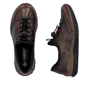 Rieker N3271-25 Chestnut Slip on Shoes