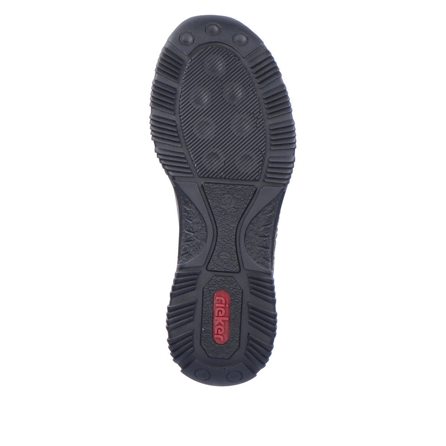 Rieker N3271-35 Blue and Wine Slip on Shoes