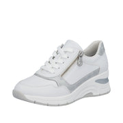 Rieker N9301-80 White Wide Fit Sneakers