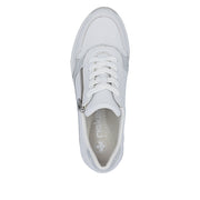 Rieker N9301-80 White Wide Fit Sneakers