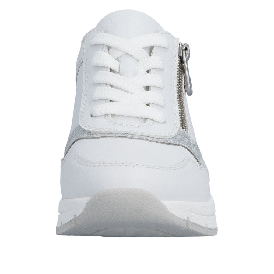 Rieker N9301-80 White Wide Fit Sneakers