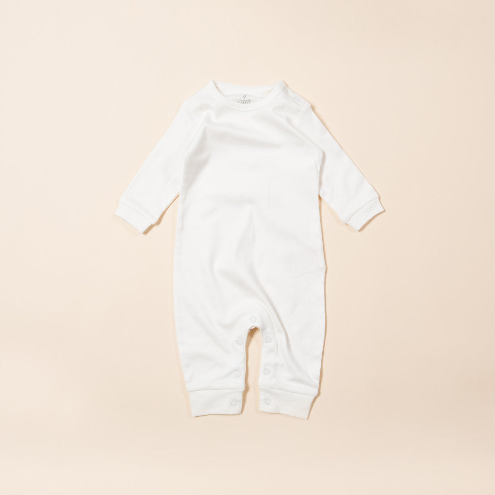 Little Green Radicals Natural Playsuit - Cream